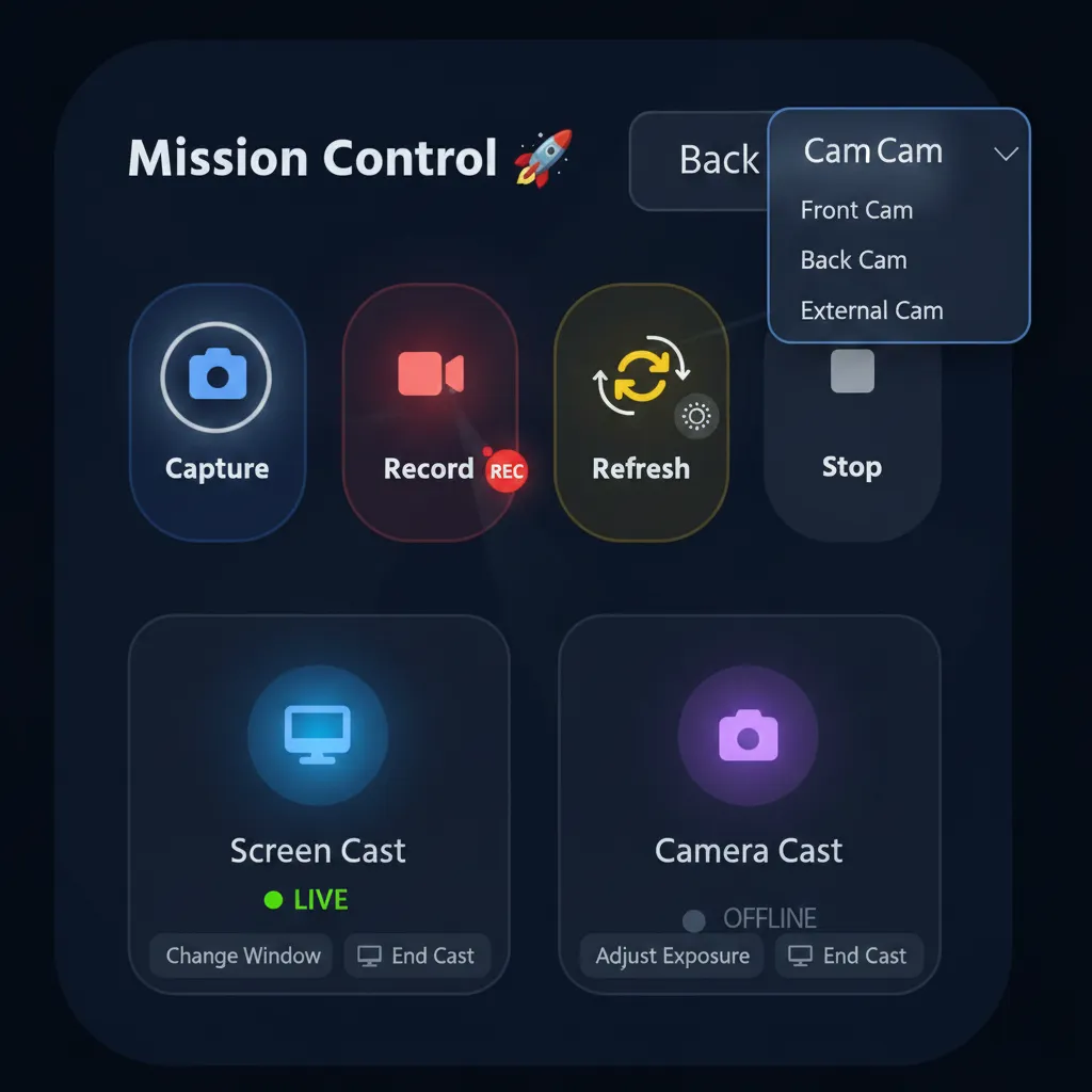 Secure and fast screen casting feature of XimDroid alternative of Airdroid parent control, offering high-quality remote access.