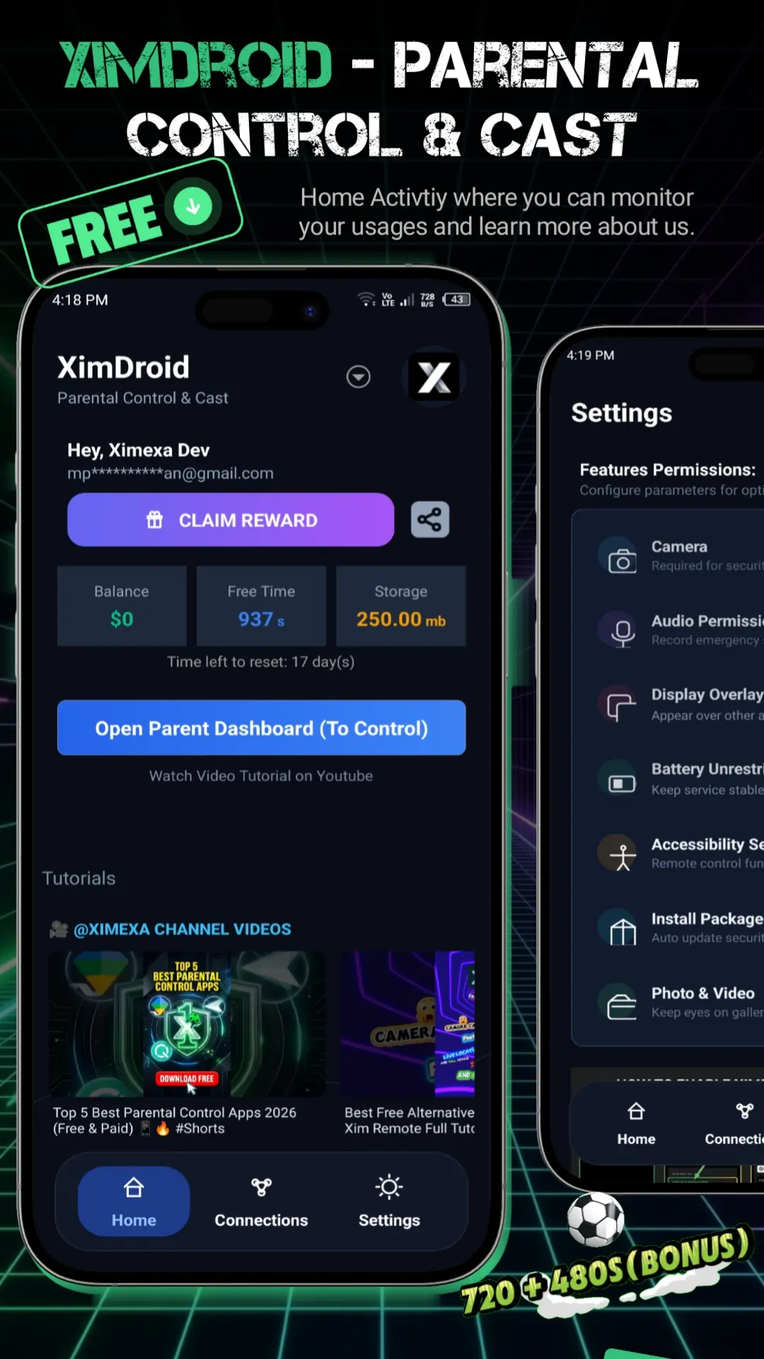 Camera Casting XimDroid features